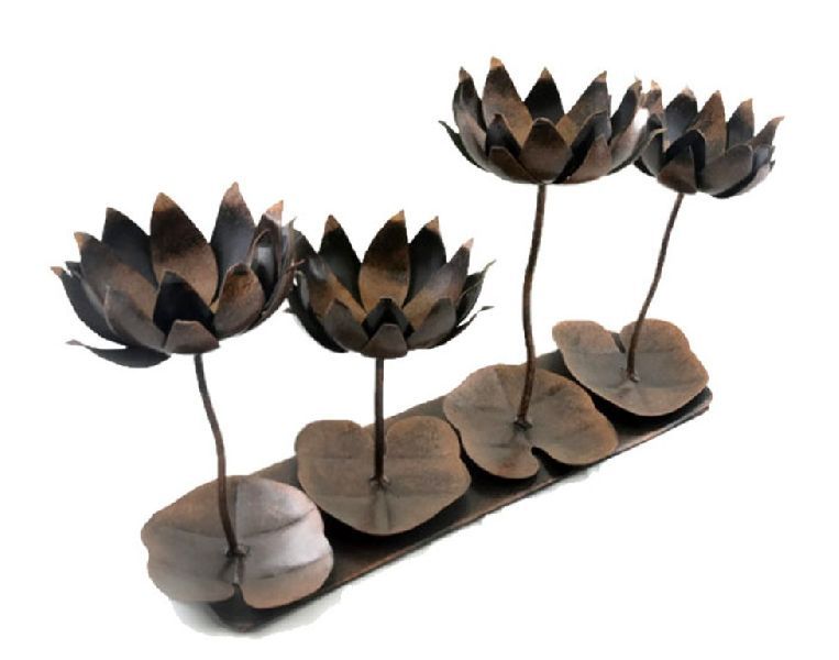 Iron Handcrafted Tea Light Stand 03