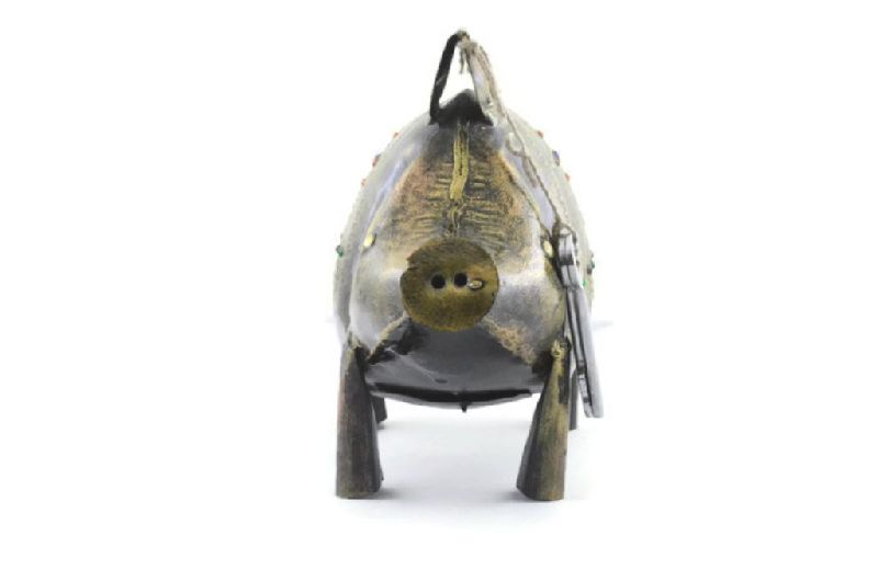 Iron Handmade Pig Shaped Coin Boxes 01