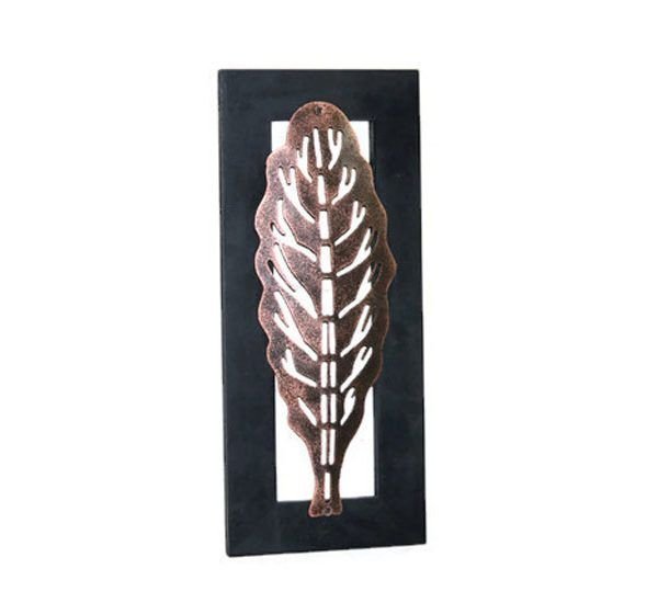 SKU-EIII1036 Iron Leaves Wall Frame 01