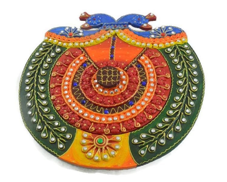 Wooden Handcrafted Peacock Shaped Dry Fruit Box 01