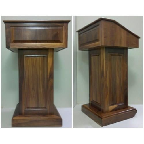 Wooden School Podium 01