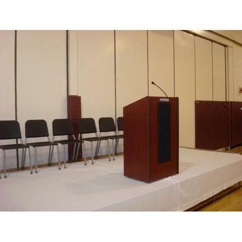 Wooden School Podium 02