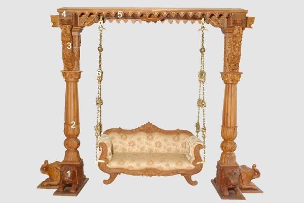 Wooden Outdoor Swing 02