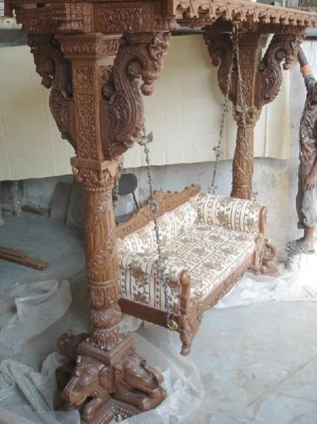 Wooden Outdoor Swing 03