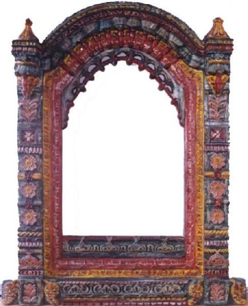 Antique Wooden Jharokha 06