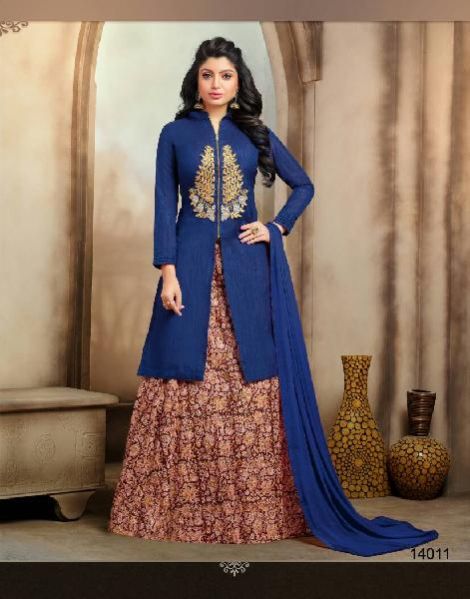 14011 Ladies Semi Stitched Suit