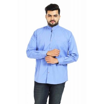 TT Mens Blue Full Casual Shirt