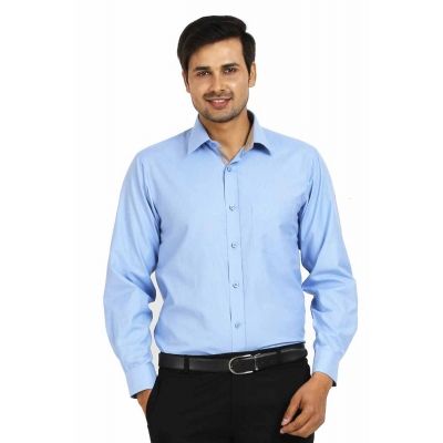 TT Mens Blue Full Shirt