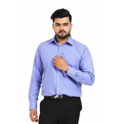 TT Mens Plain Blue Shirt