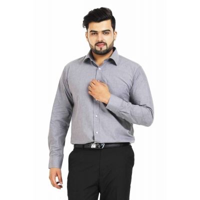 TT Mens Plain Gray Shirt