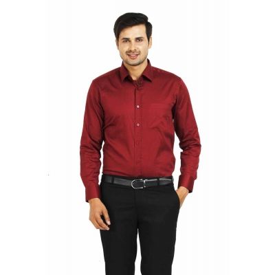 TT Mens Red Full Shirt