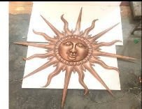 WD-003 Copper Sun Wall Hanging