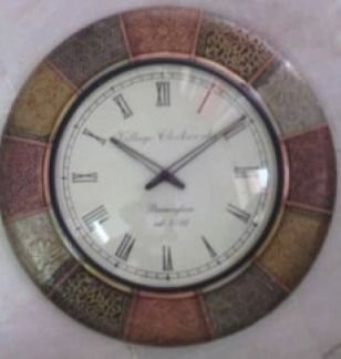 Mix Metal Brass, Copper Clock