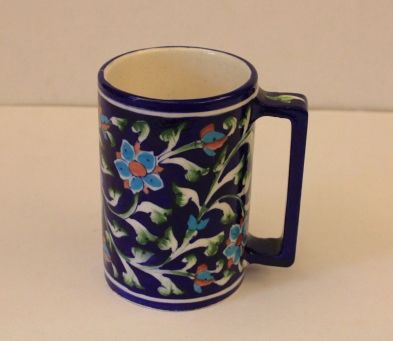 Blue Pottery Beer Mug