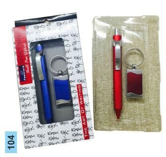104 Pen & Keychain Gift Set