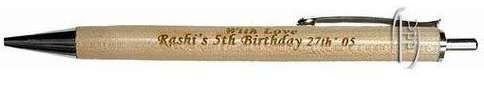 DW 151 Wooden Click Pen