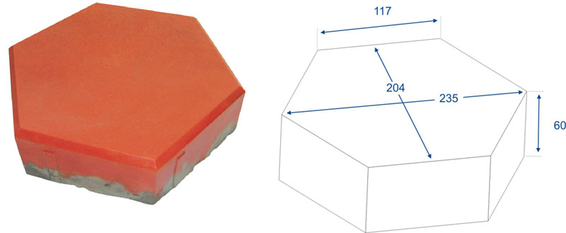 Hexagonal Paver Block Mould