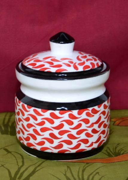 Ceramic Round Jar 02
