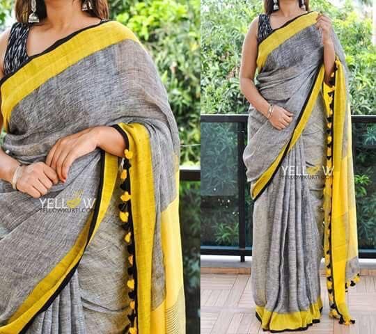 Linen Sarees 07