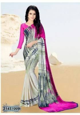 314S1009 Fancy Saree