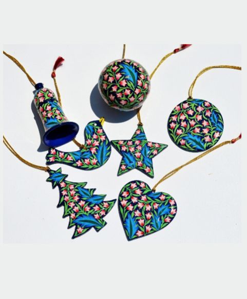 Enamel Hand Painted Christmas Ornaments 03