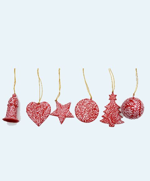 Enamel Hand Painted Christmas Ornaments 05