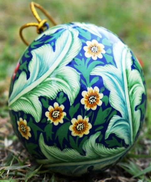Enamel Hand Painted Christmas Ornaments 06