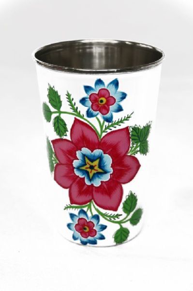 Enamel Hand Painted Tumbler 03