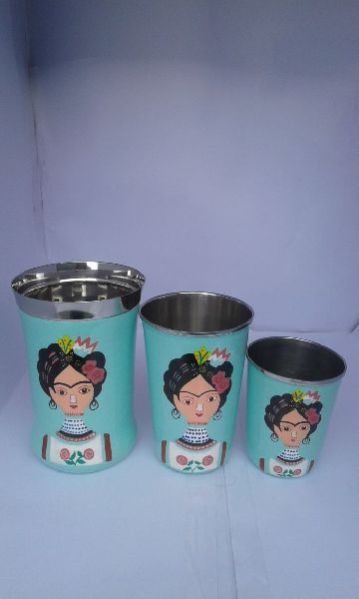 Enamel Hand Painted Tumbler 07