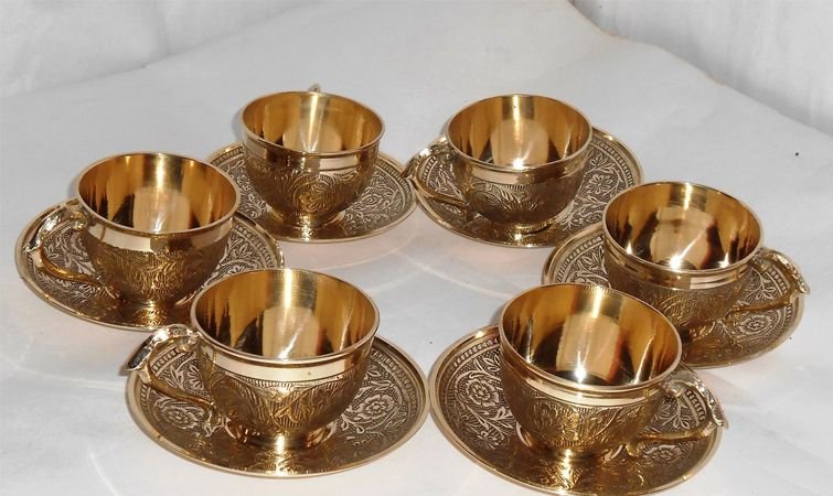 Brass Cup Set 02