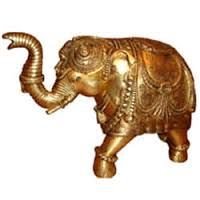 Brass Elephant Statue