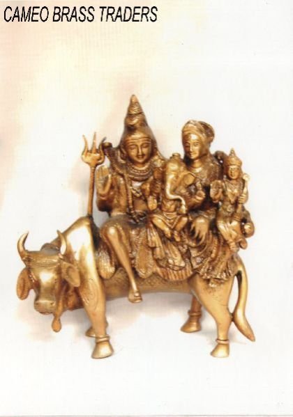 Brass Shiv Parivar Statue