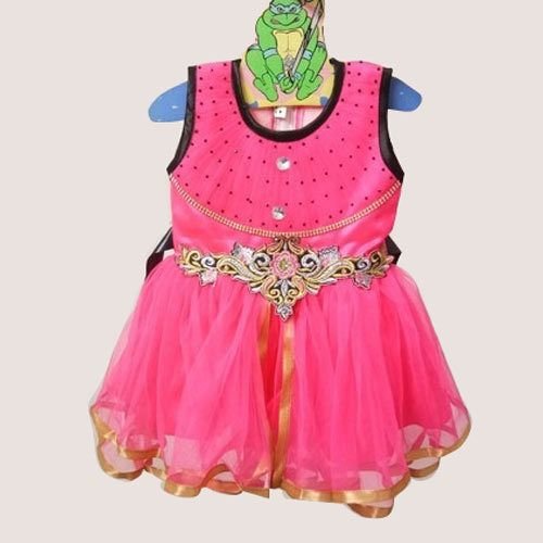 Baby Girl Pink Frock 01