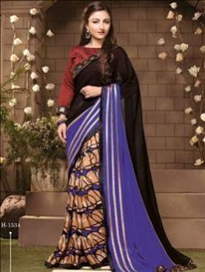 1534 Royal Blue Party Wear Saree