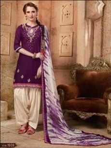 1608 Magenta Ladies Salwar Suit