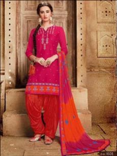 1609 Purple Ladies Salwar Suit