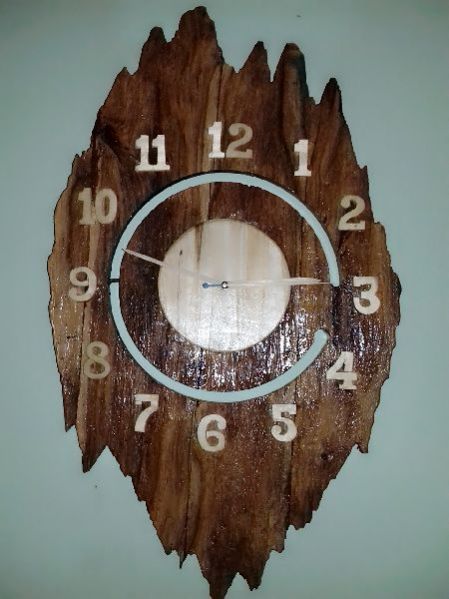 Wooden Wall Clock 01
