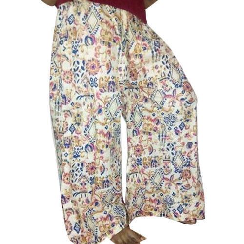 Ladies Printed Palazzo Pant 01