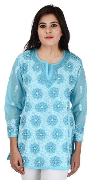 Ladies Embroidered Short Kurti 02