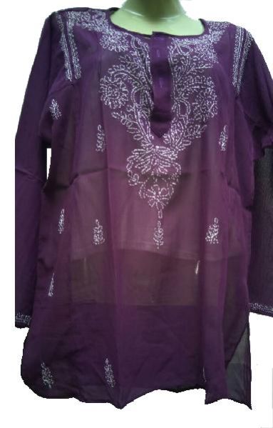 Ladies Embroidered Short Kurti 04