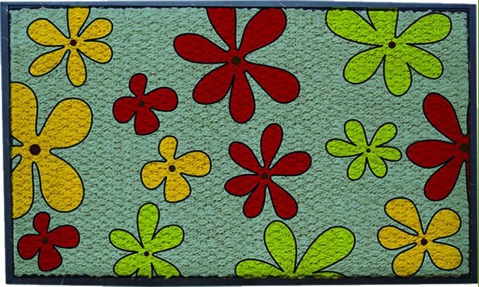 Printed Rubberised Coir Mat (LE-87266)