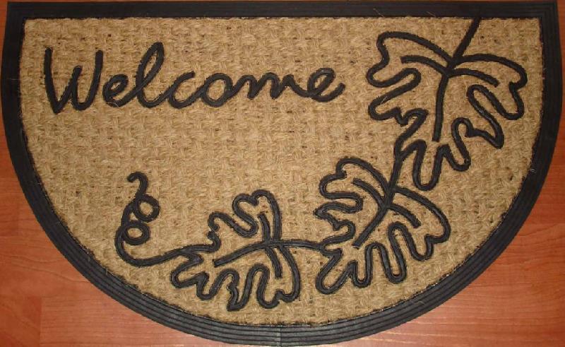 Rubber Moulded Coir Panama Door Mat 06