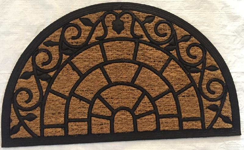 Rubber Moulded Coir Panama Door Mat 07