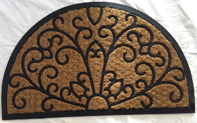 Rubber Moulded Coir Panama Door Mat 08