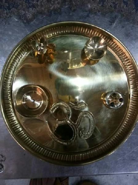 Brass Pooja Thali 01