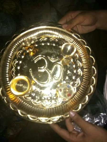 Brass Pooja Thali 02