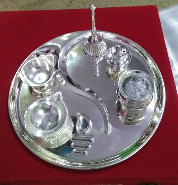 Brass Pooja Thali 03