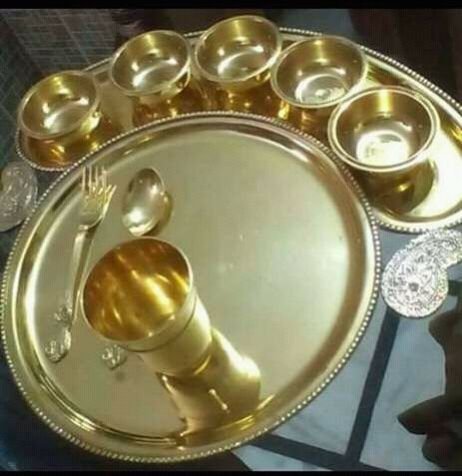 Brass Pooja Thali 04