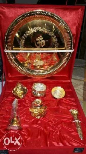 Brass Pooja Thali 05