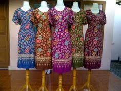 Ladies Batik Long Dress 03
